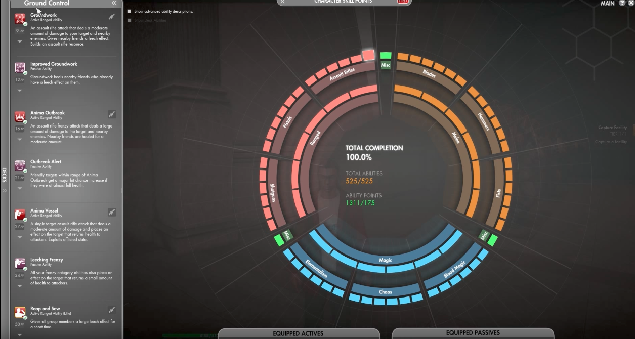 The Secret World Skill Wheel